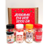 Caja 4 botes de Chuches Olentzero