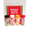 Caja 4 botes de Chuches Olentzero