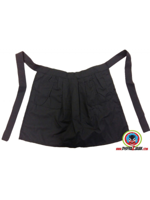 Delantal Bebe Aldeana Liso Negro - Trajes Regionales Vascos