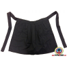 Delantal Bebe Aldeana Liso Negro - Trajes Regionales Vascos
