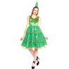 Disfraz de Arbol de Navidad vestido mujer