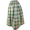 Falda Casera Verde cuadros mujer - Trajes Regionales Vascos