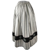 Falda Casera Rayas Gris  Bies Eguzkilore