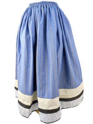 Falda Casera Azul