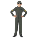 Comprar Disfraz de Aviador Verde Infantil. - Disfraces Militares Infantiles