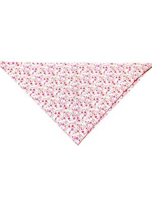 Pañuelo Casera Grande Flores Rosa