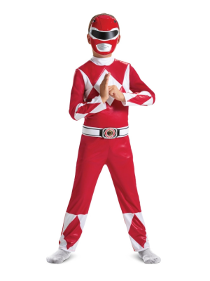 Disfraz de Power Ranger Mighty Morphin Rojo Infantil