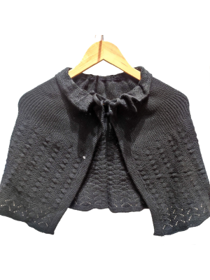 Toquilla Capa Casera Negra Infantil