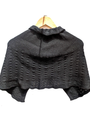 Toquilla Capa Casera Negra Infantil