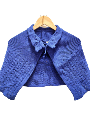 Toquilla Capa Casera Azul Infantil