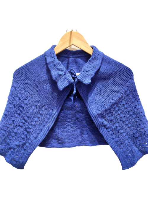 Toquilla Capa Casera Azul Infantil