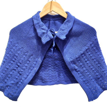 Toquilla Capa Casera Azul Infantil