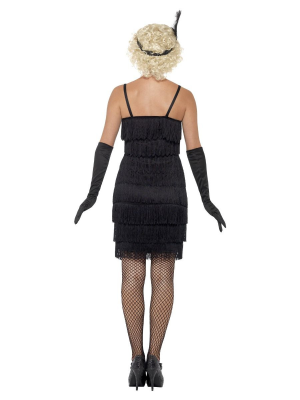 Disfraz de Charleston Negro Corto