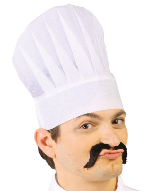 Gorro Cocinero Papel - Complementos de Cocineros