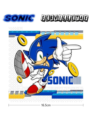 Servilletas Sonic 33x33 20Unid