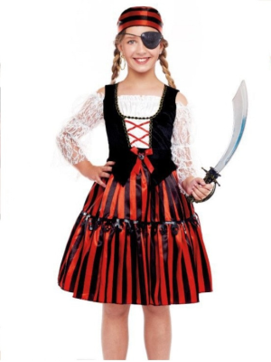 Disfraz de Piratesa Rayas Infantil