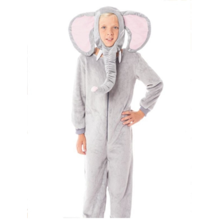 Disfraz de Elefante Pijama Peluche Infantil