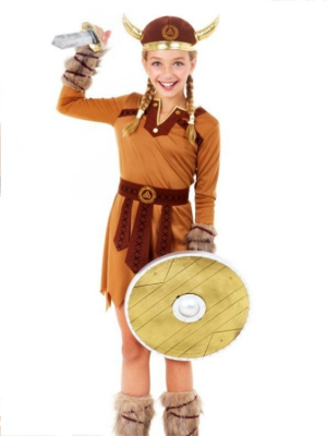Disfraz de Vikinga Infantil