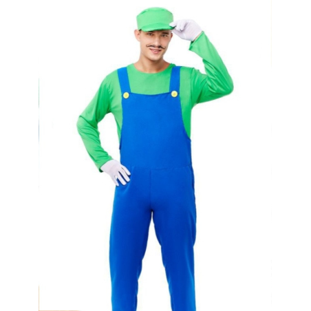 Disfraz de Fontanero Verde Luigi