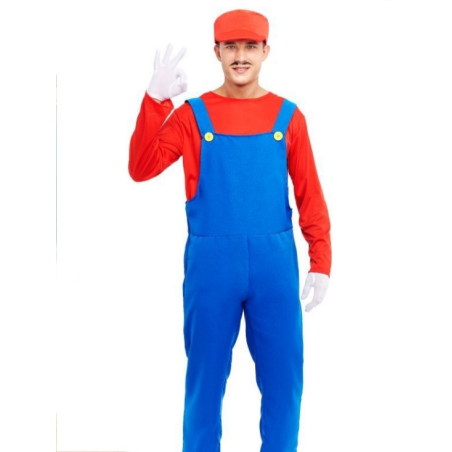 Disfraz de Fontanero Rojo Mario