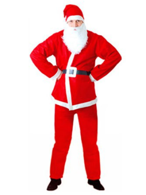Disfraz de Papa Noel Economico - Disfraces Navideños para Hombres