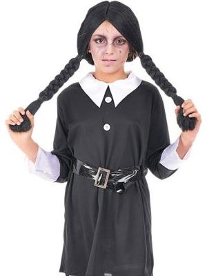Disfraz de Familia de Terror Miercoles infantil - Disfraces de Halloween y Terror