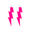Pendientes Rayo Fucsias