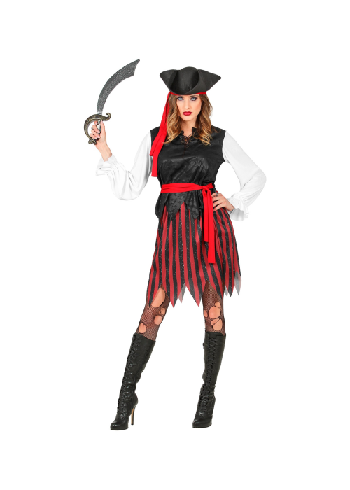 Disfraz de Piratesa Rayas