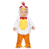 Disfraz de Gallo Blanco Bebe