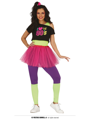 Disfraz Love 80 Tutu