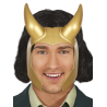 Casco SuperHeroe Dorado con Cuernos