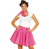 Disfraz de Set Pin Up Rosa - Disfraces años 50-60 (Grease)