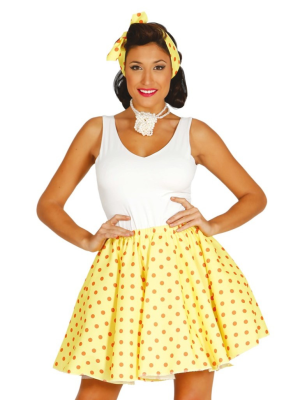 Disfraz de Set Pin Up Amarillo