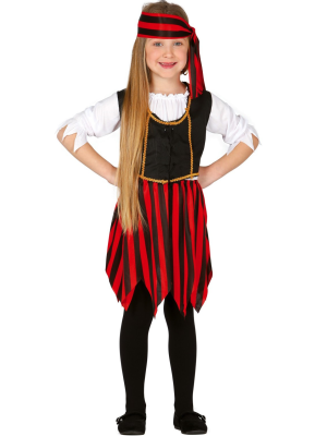 Disfraz de Piratesa Corsaria Rayas infantil - Disfraces de Pirata