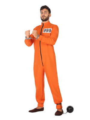 Disfraz de Convicto Naranja