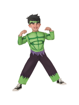 Disfraz de Heroe Musculoso Verde Infantil