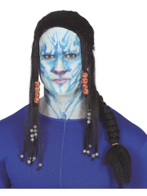 Peluca con Trenzas y Abalorios