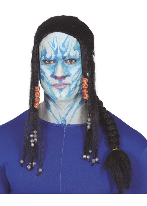 Peluca con Trenzas y Abalorios