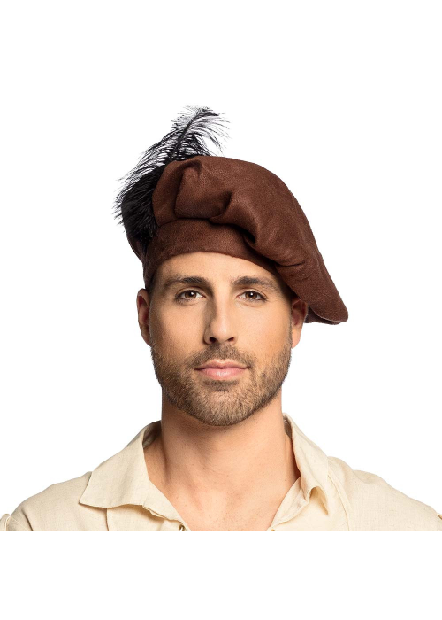 Gorro de Paje Medieval Marron