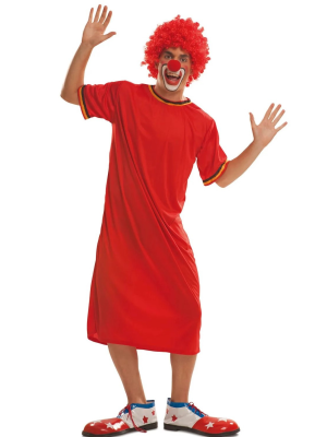Disfraz de Payaso de la tele Rojo paras adulto