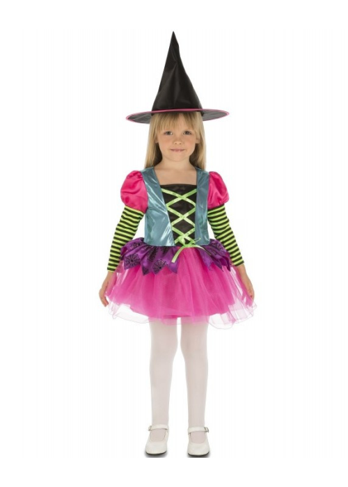 Disfraz de Brujita Colores infantil