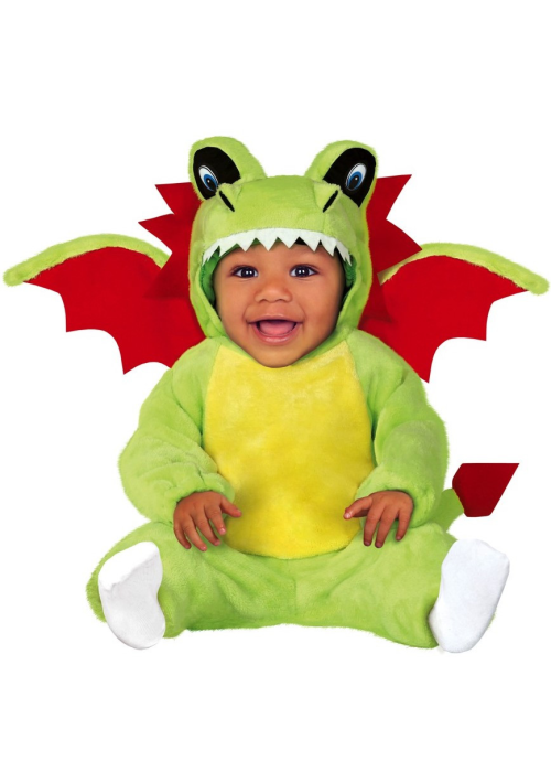 Disfraz de Dragon Verde Bebe