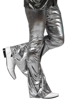 Pantalon Disco Plata