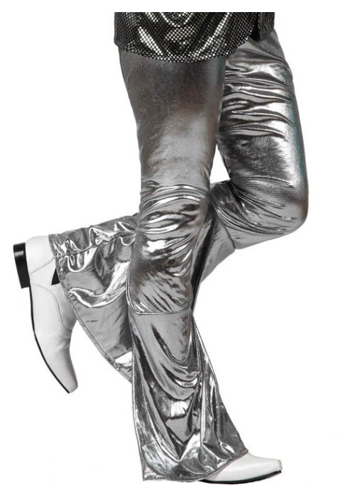 Pantalon Disco Plata