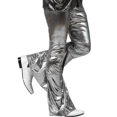 Pantalon Disco Plata