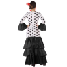 Disfraz de Flamenca Blanco y negro para mujer