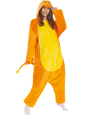 Disfraz de Dragon Naranja Adulto - Disfraces de Animales