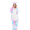 Disfraz de Unicornio Brillos Pijama Peluche adulto