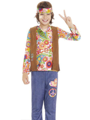 Disfraz de Hippie Marron infantil
