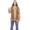 Disfraz de Hippie Marron adulto